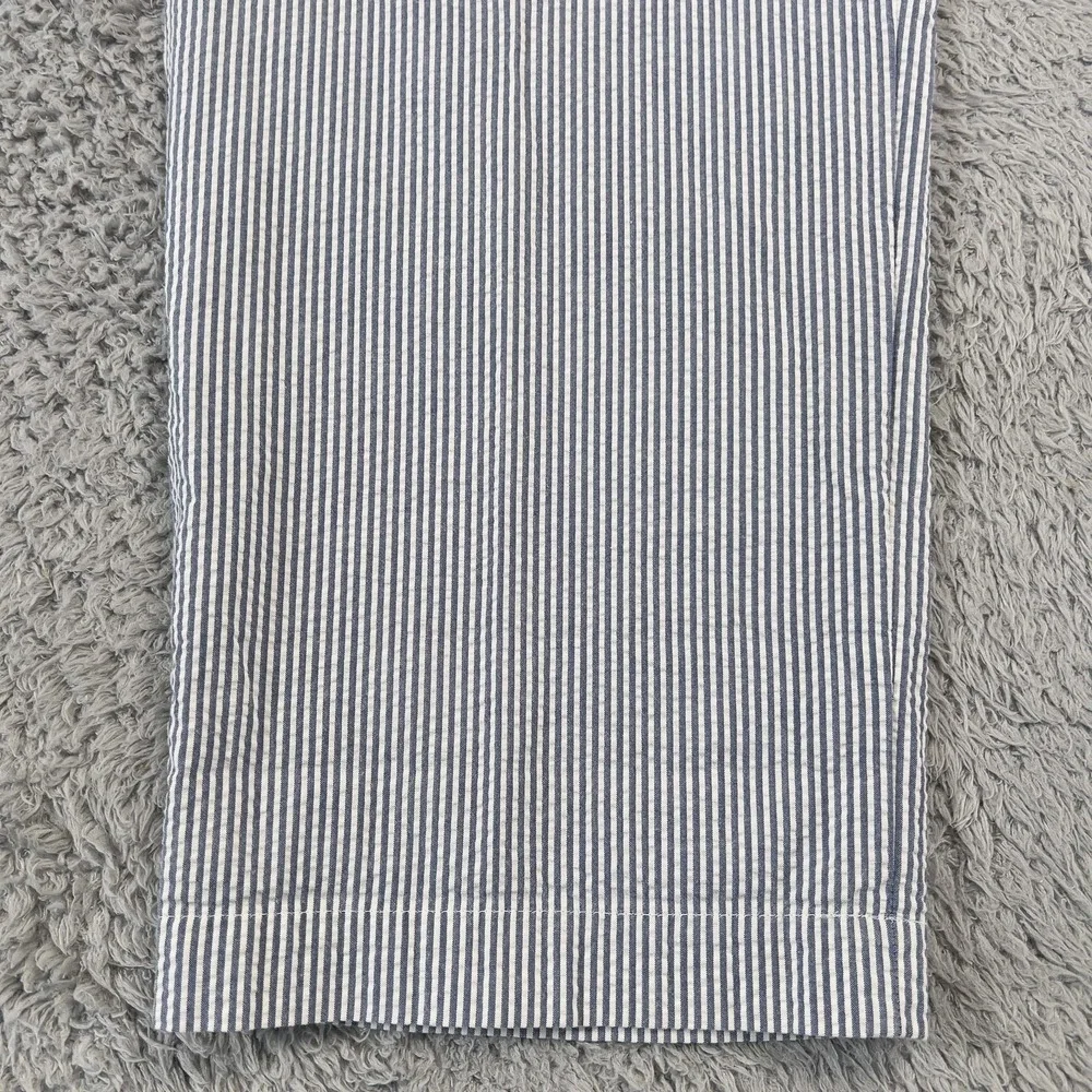 Brooks Brothers Seersucker Pants Mens 38x32 Blue Stripe Chino Lightweight Summer